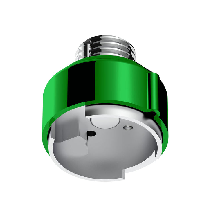 M30 x 3.5 Thread-On Gearshift Adapter W/LED Mount For Eaton - Fuller 9/10 Speed - Emerald Green