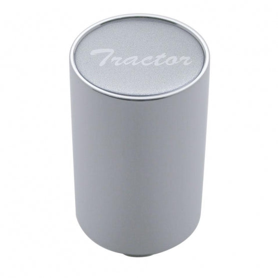 "Tractor" 3" Air Valve Knob - Silver Glossy Sticker