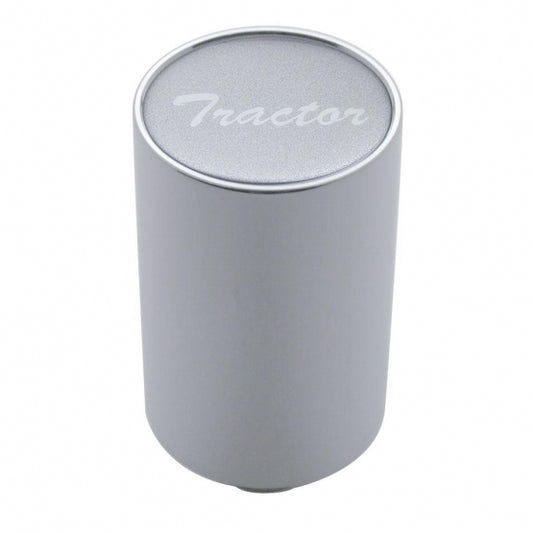 "Tractor" 3" Air Valve Knob - Silver Glossy Sticker