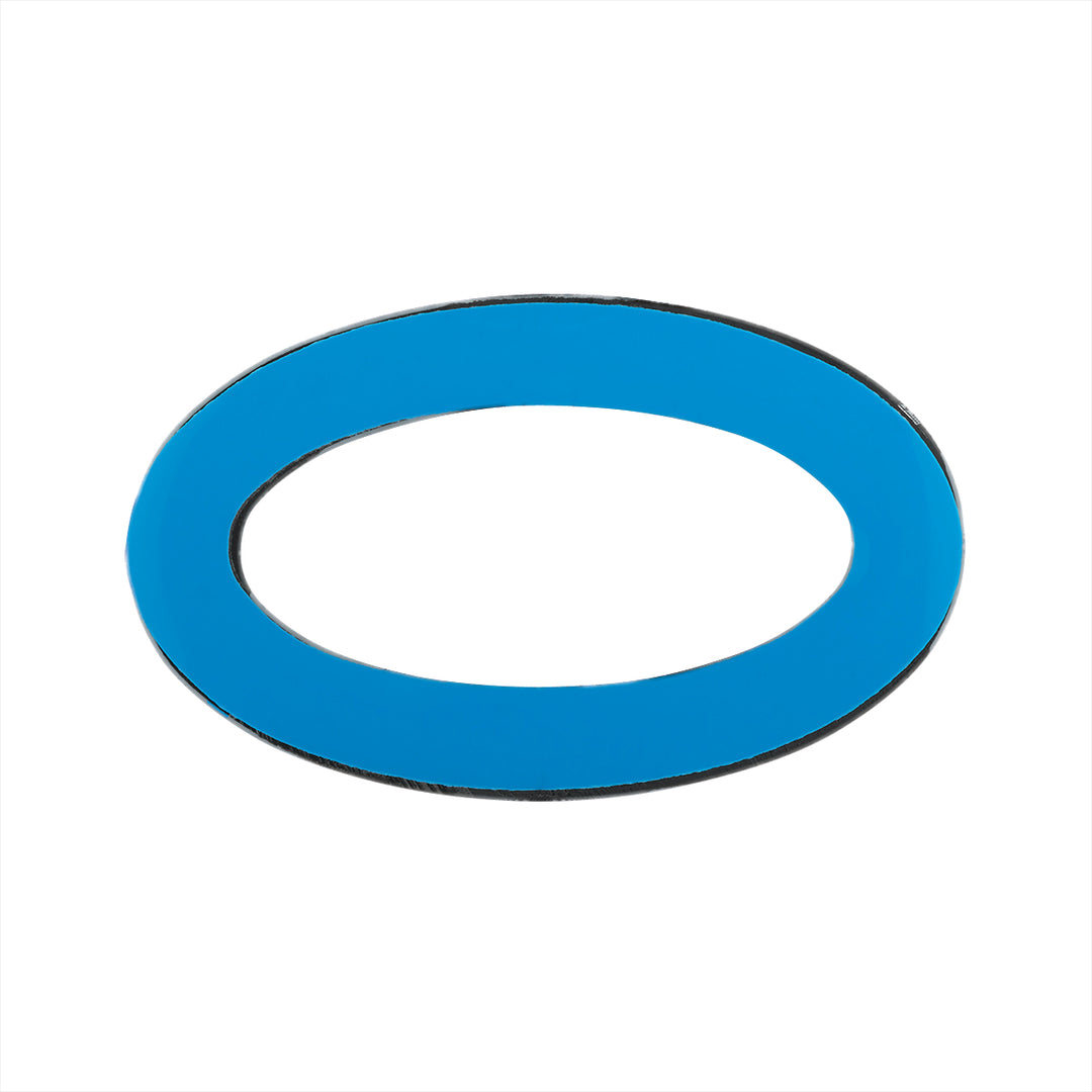 Chrome Bezel For 1-3/4" x 3/4" Peterbilt Glove Box Emblem