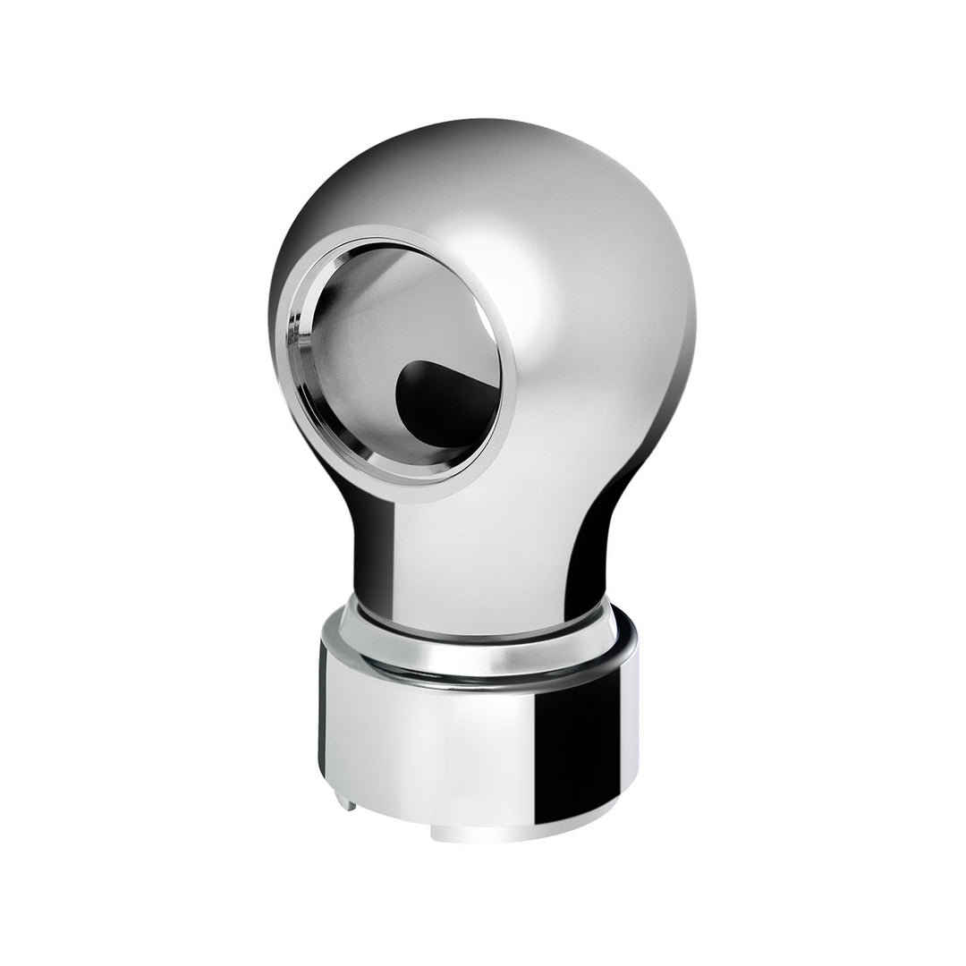 Thread-On Charlotte Style Gearshift Knob With 9/10 Speed Adapter - Chrome