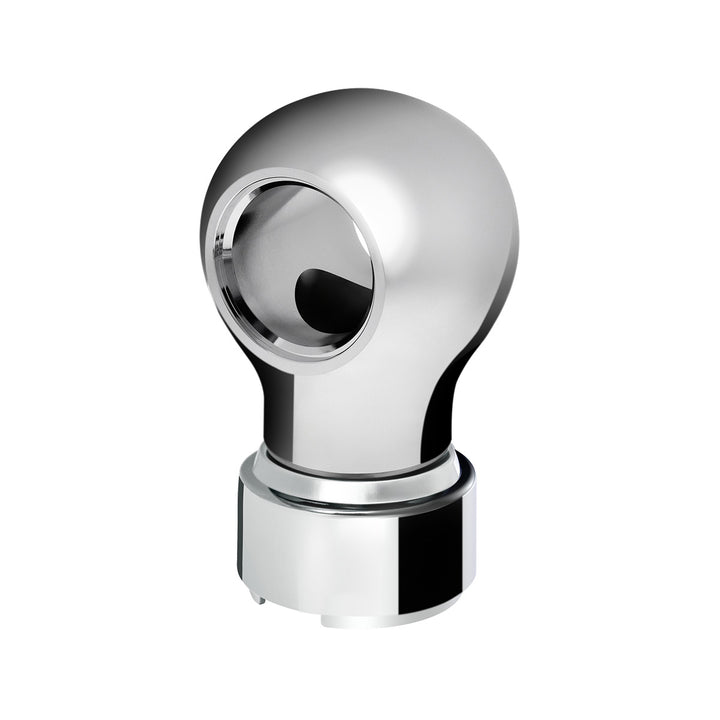 Thread-On Charlotte Style Gearshift Knob With 9/10 Speed Adapter - Chrome