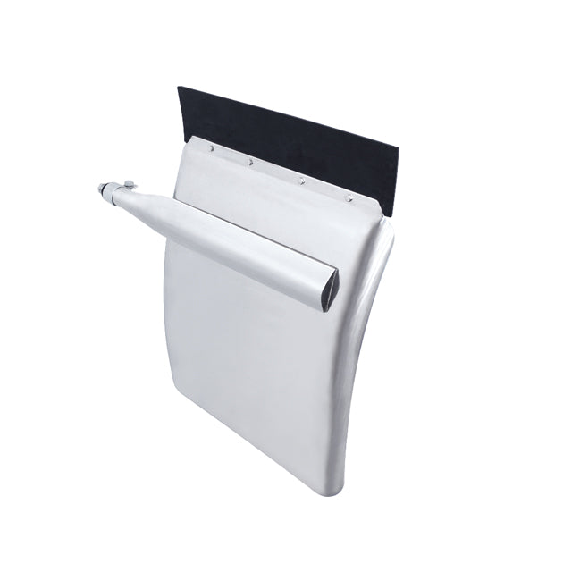 24" x 27" Stainless Quarter Fender Set - Triangle Bracket