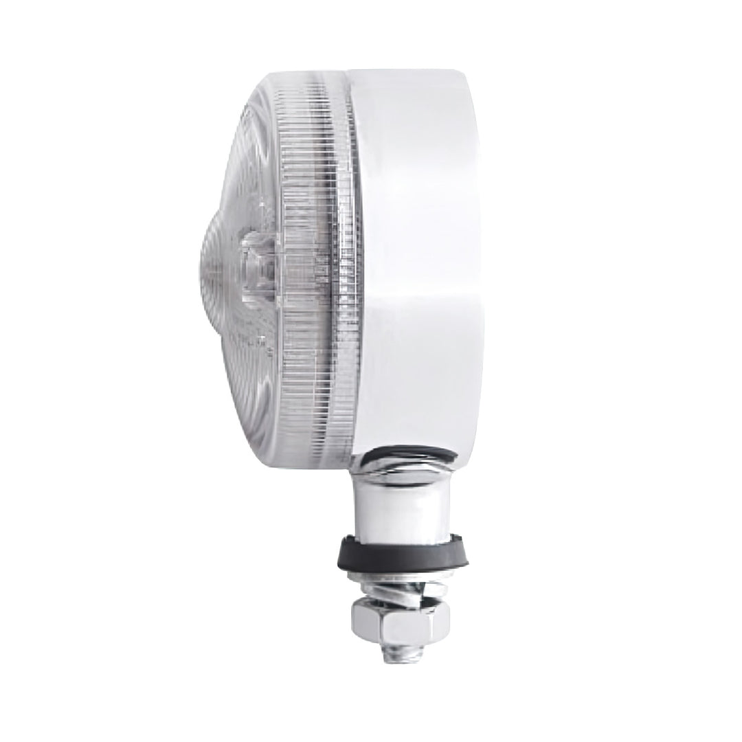 15 LED 3" Single Face Light - Amber LED/Clear Lens