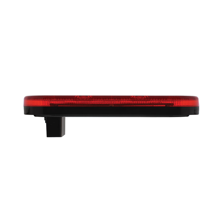 7 LED Oval Light (Stop, Turn &amp; Tail) - Red LED/Red Lens (Bulk)