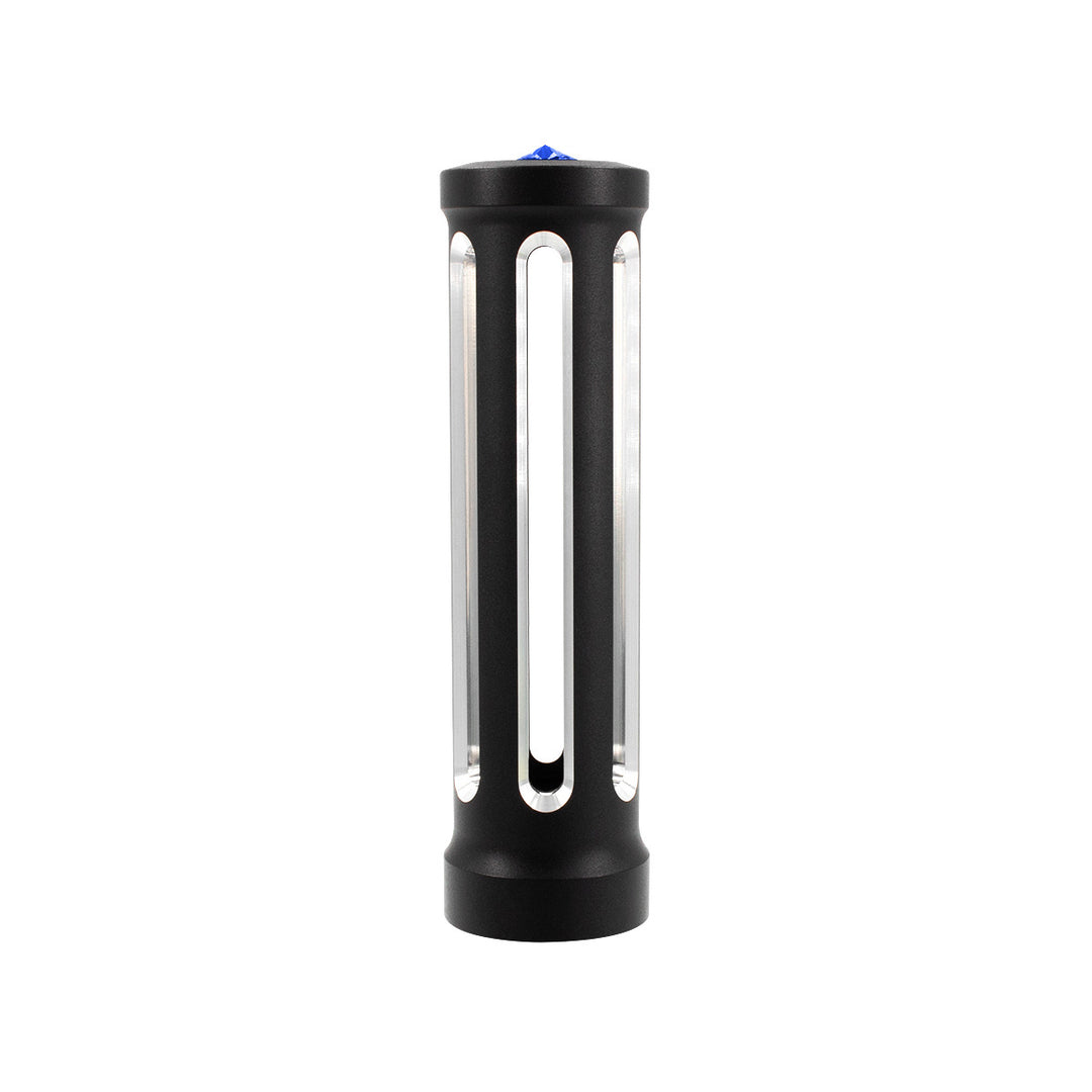 M30 x 3.5 Thread-On Sonoma Style Gearshift Knob - Blue Crystal/Matte Black