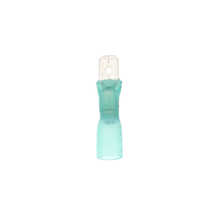 16-14 AWG .250 Tab CSS Heat Shrink M Disconnect - Blue (10-Pack)