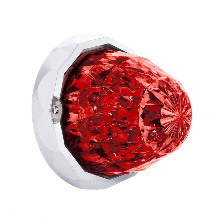 Double Fury 19 LED Dual Function Crystal Watermelon Light Kit With Bezel - Red &amp; Blue LED/Clear Lens