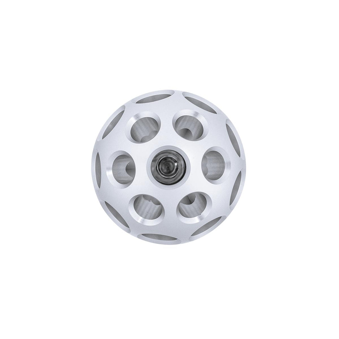 Thread-On Annodized Phoenix Style Ball Gearshift Knob With LED 9/10 Speed Adapter - Red LED