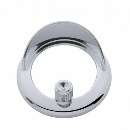 Clock Bezel With Visor For Freightliner - Indented