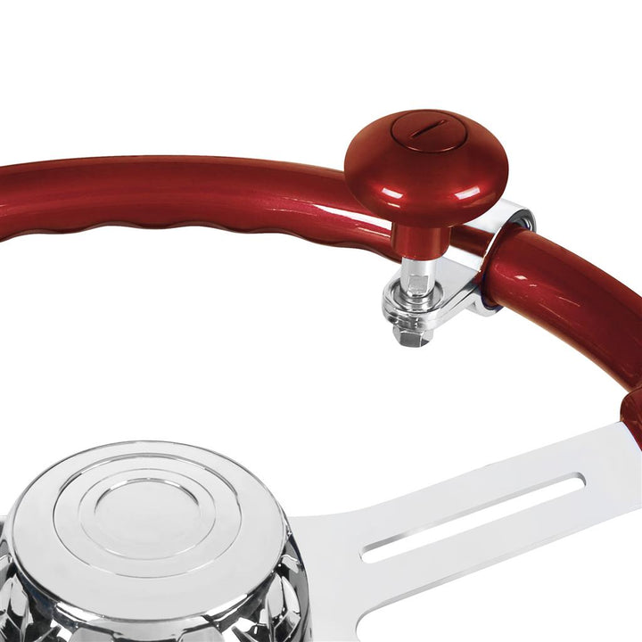 Heavy Duty Steering Wheel Spinner - Candy Red