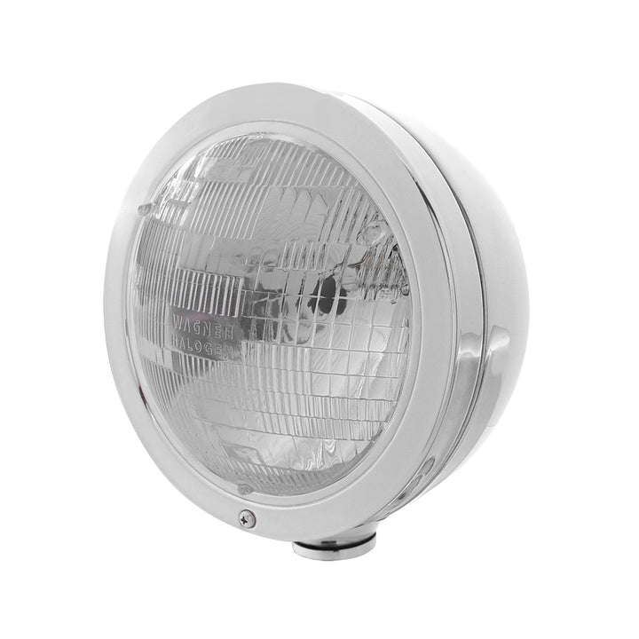 Stainless Steel "Bullet" Classic Headlight H6024 Bulb