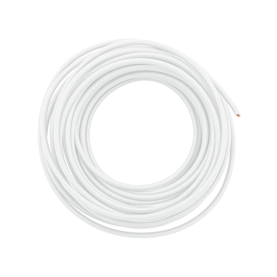 Primary Wire - Rated 80°C 16 AWG, White 20 Ft.