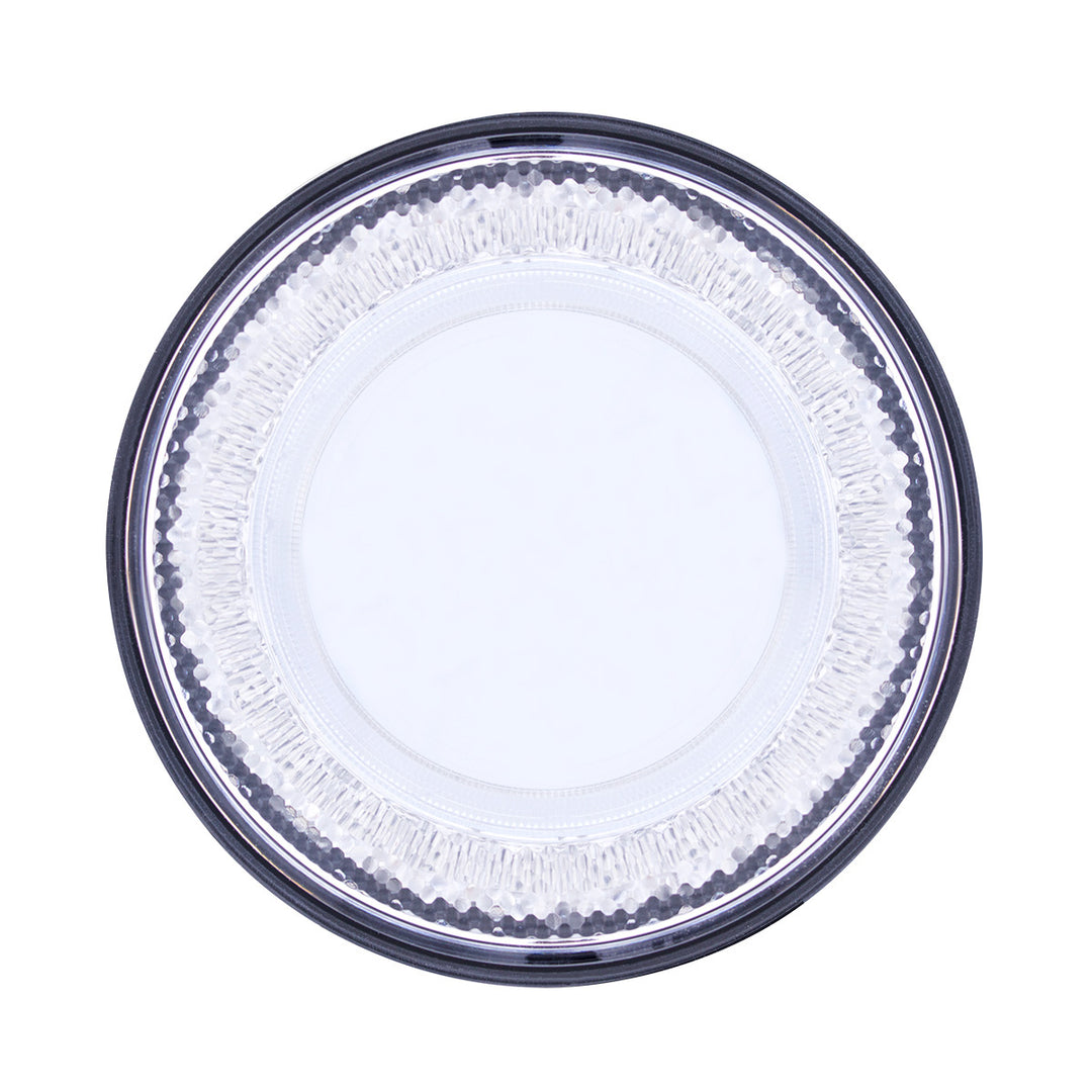 24 LED 4" Round Mirage Light (Stop, Turn &amp; Tail) - Red LED/Clear Lens (Bulk)