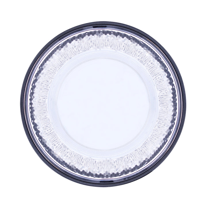 24 LED 4" Round Mirage Light (Stop, Turn &amp; Tail) - Red LED/Clear Lens (Bulk)