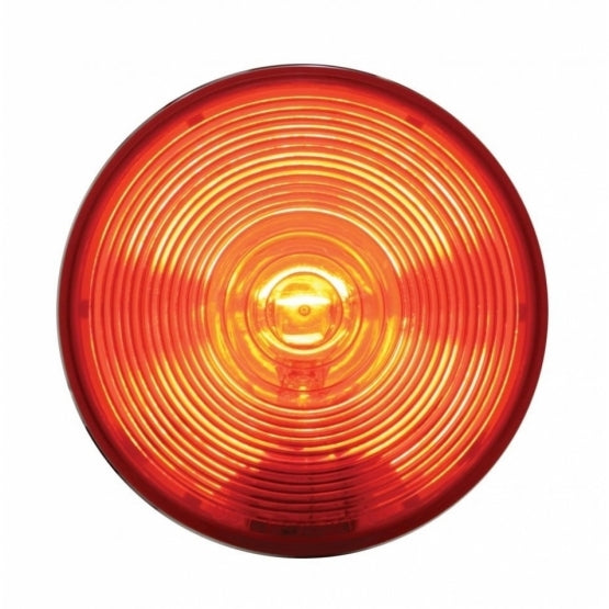 4" Round Light (Stop, Turn &amp; Tail) - Red Lens