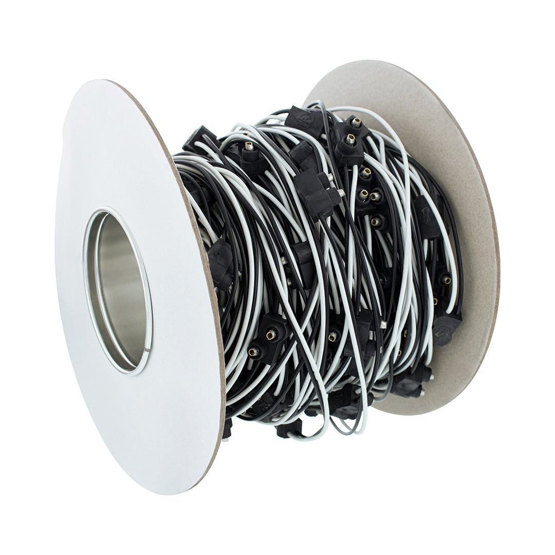 100 Count 2 - Prong Male Bullet Plugs 16G Wire Harness Roll - 100&