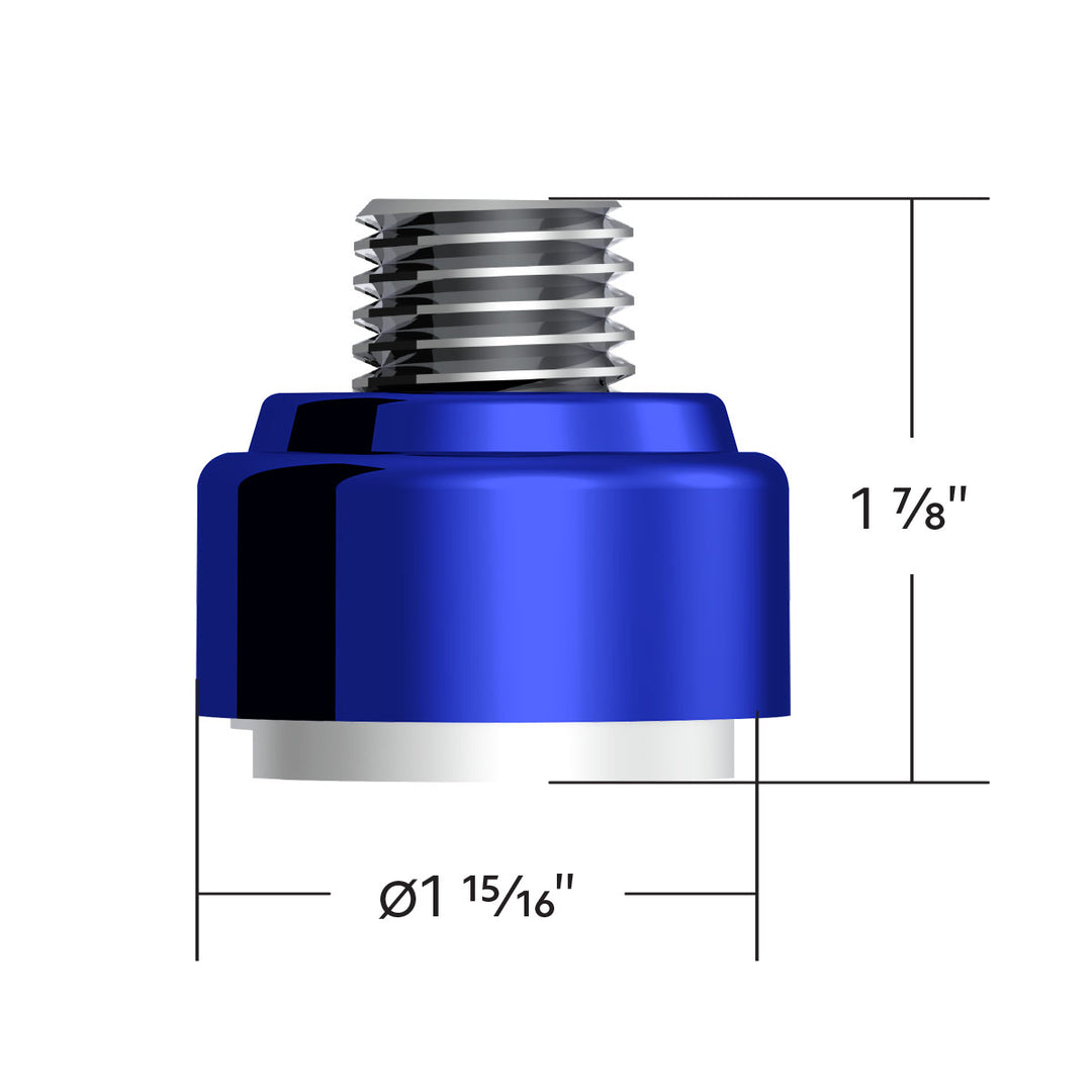 M30 x 3.5 Thread-On Gearshift Adapter W/LED Mount For Eaton - Fuller 9/10 Speed - Indigo Blue