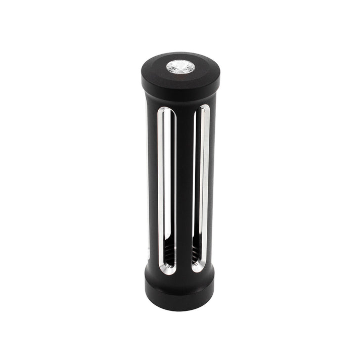 M30 x 3.5 Thread-On Sonoma Style Gearshift Knob - Clear Crystal/Matte Black