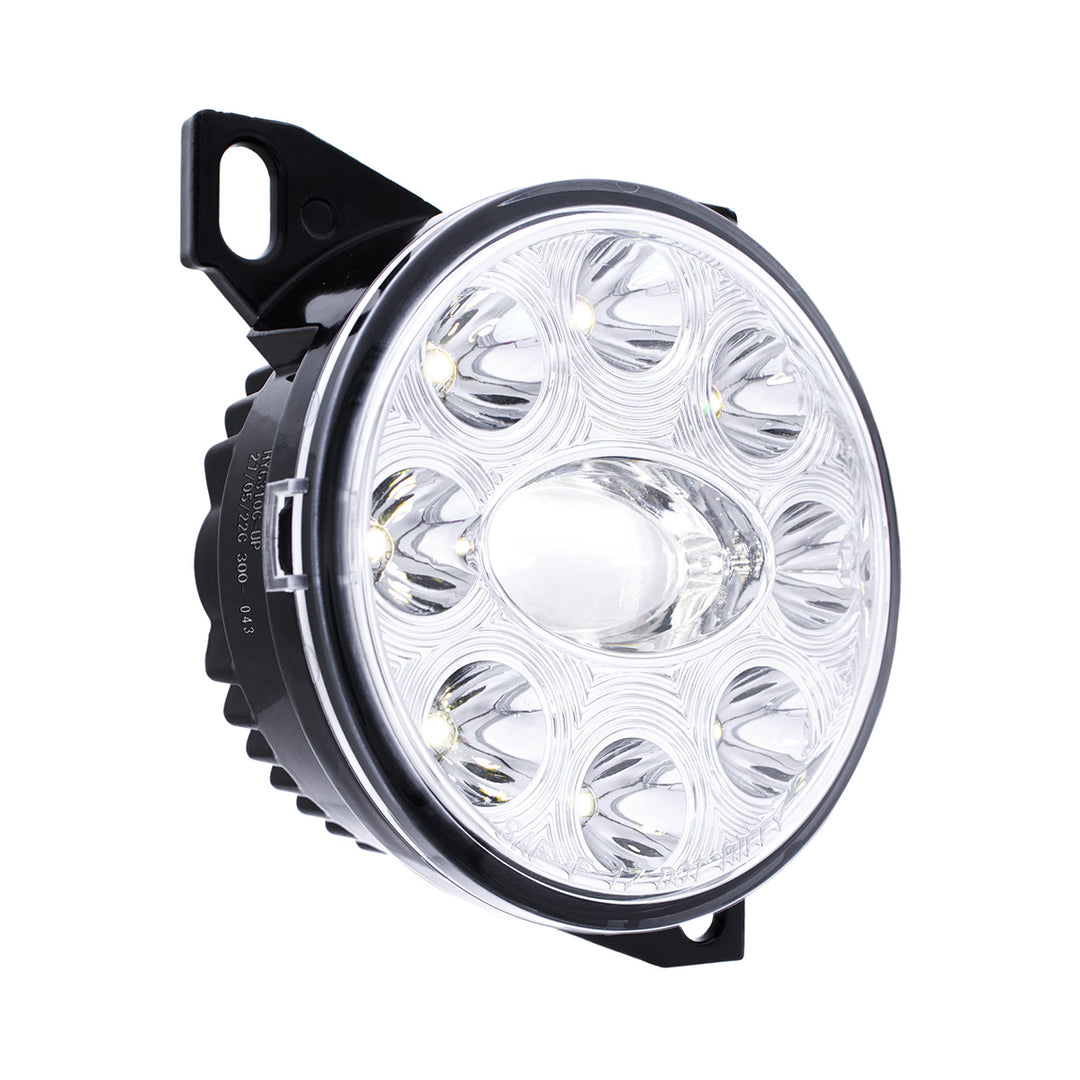 9 LED Projector Fog Light With LED Position Lights For Peterbilt 579/587 &amp; Kenworth T660 - Chrome