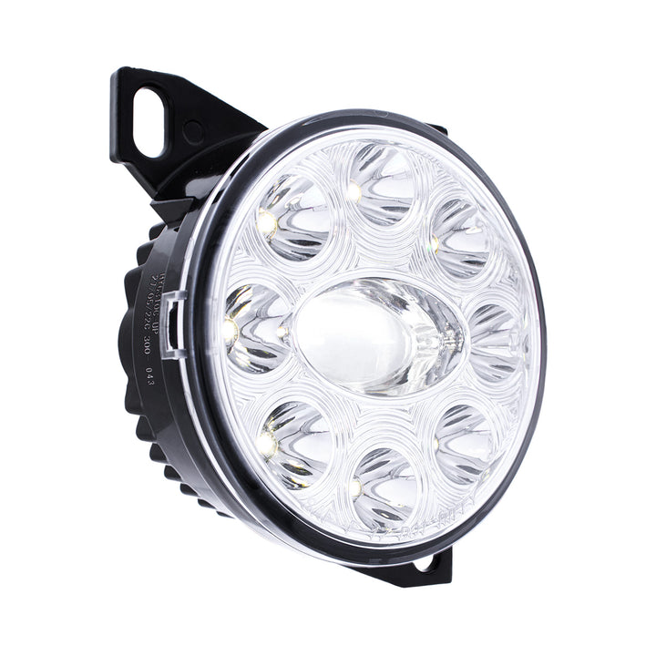 9 LED Projector Fog Light With LED Position Lights For Peterbilt 579/587 &amp; Kenworth T660 - Chrome