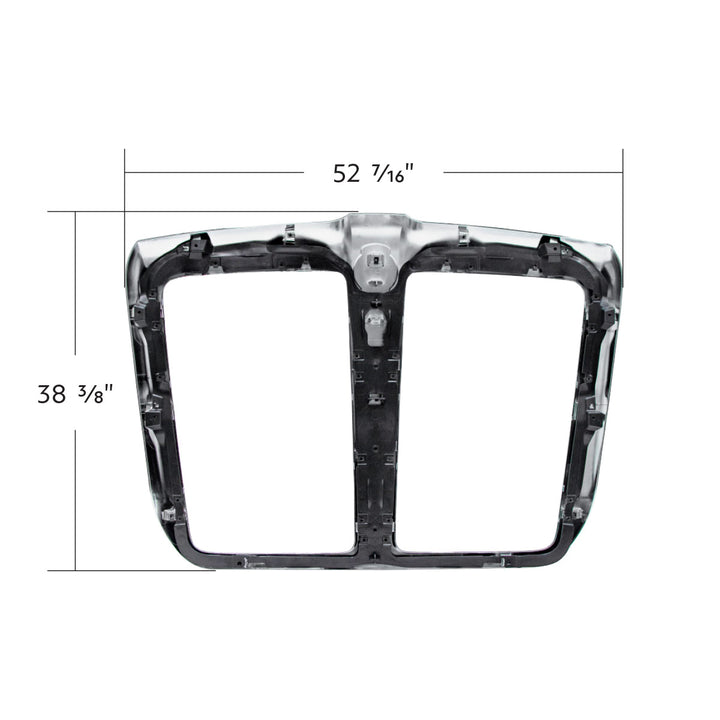 Chrome Grille With Inner Mounting Frame For 2013-2021 Kenworth T680
