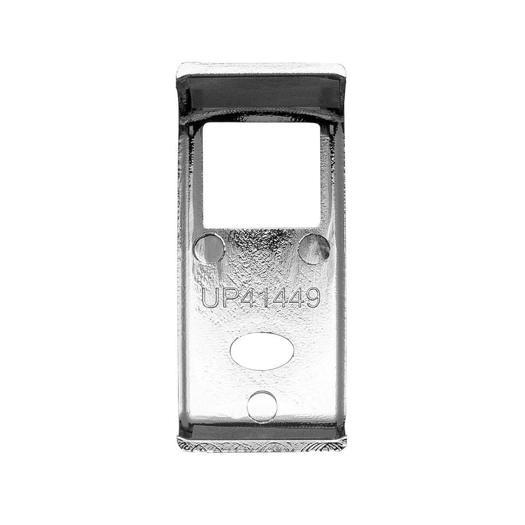 Chrome Rocker Switch Cover For Peterbilt 579 (2013-2019) &amp; 567 (2014-2018) - 2 Openings (Card of 3)