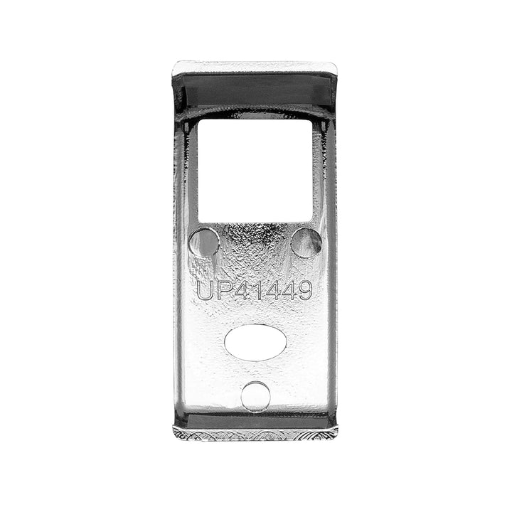 Chrome Rocker Switch Cover For Peterbilt 579 (2013-2019) &amp; 567 (2014-2018) - 2 Openings (Card of 3)