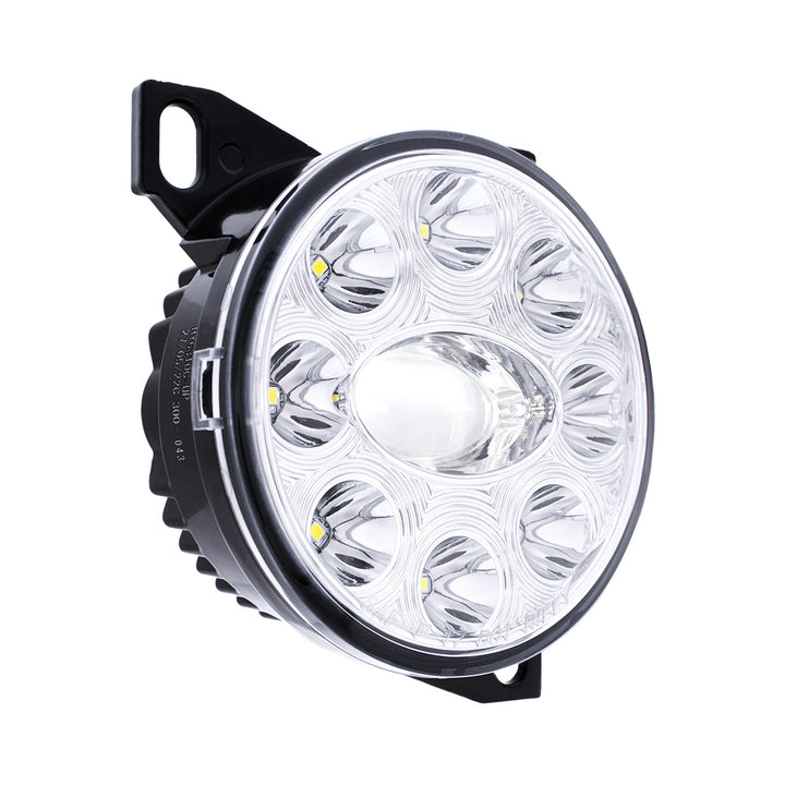 9 LED Projector Fog Light With LED Position Lights For Peterbilt 579/587 &amp; Kenworth T660 - Chrome