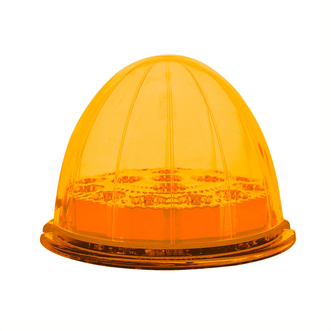 17 LED Dual Function Reflector Cab Light - Amber LED/Amber Lens (Bulk)