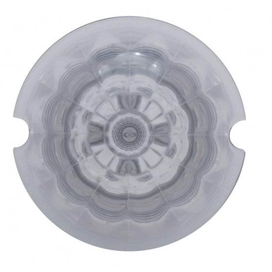 17 LED Reflector Watermelon Maze Cab Light - Amber LED/Clear Lens