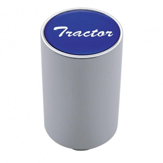 "Tractor" 3" Air Valve Knob - Blue Glossy Sticker