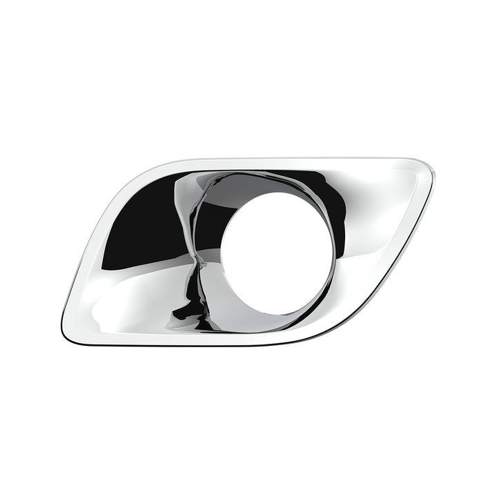 Chrome Plastic Fog Light Bezel For 2013-2021 Kenworth T680 - Driver