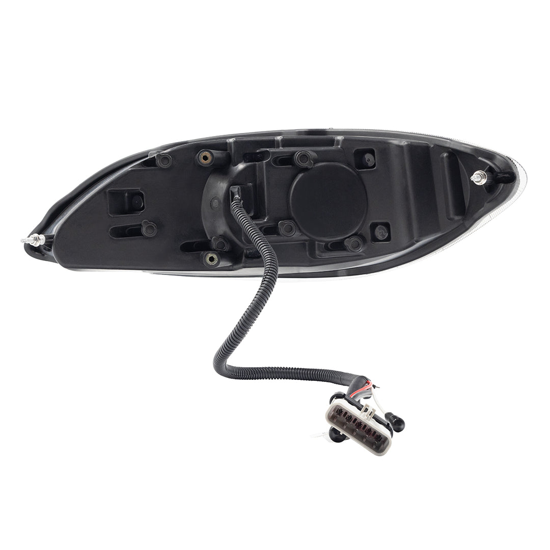 Chrome LED Headlight With LED Light Bar &amp; Turn Signal For 2006-2017 International Prostar - Passenger