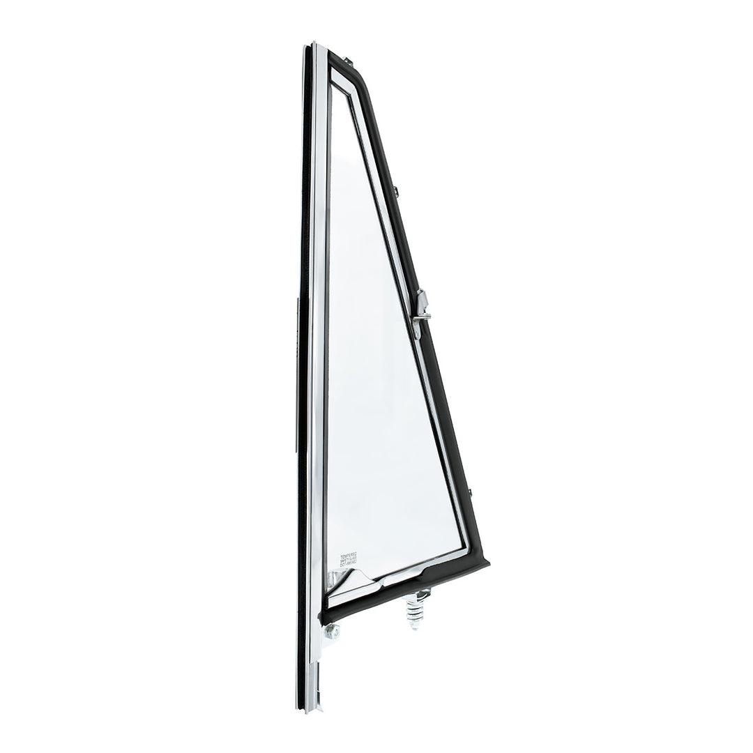 Vent Window Assembly Chrome Frame Without Tinted Glass For 1966-77 Ford Bronco - R/H