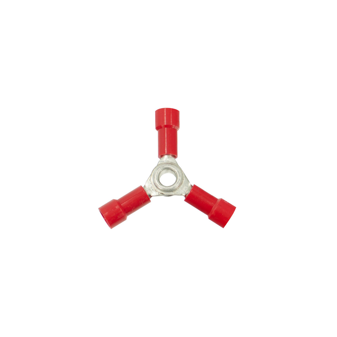 22-18 AWG 3 - Way (Y) Vinyl Connector (4-Pack)