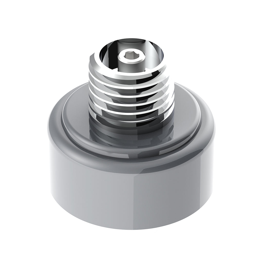M30 x 3.5 Thread-On Shift Knob Mounting Adapter For Eaton Fuller Style 9/10 Shifter - Liquid Silver