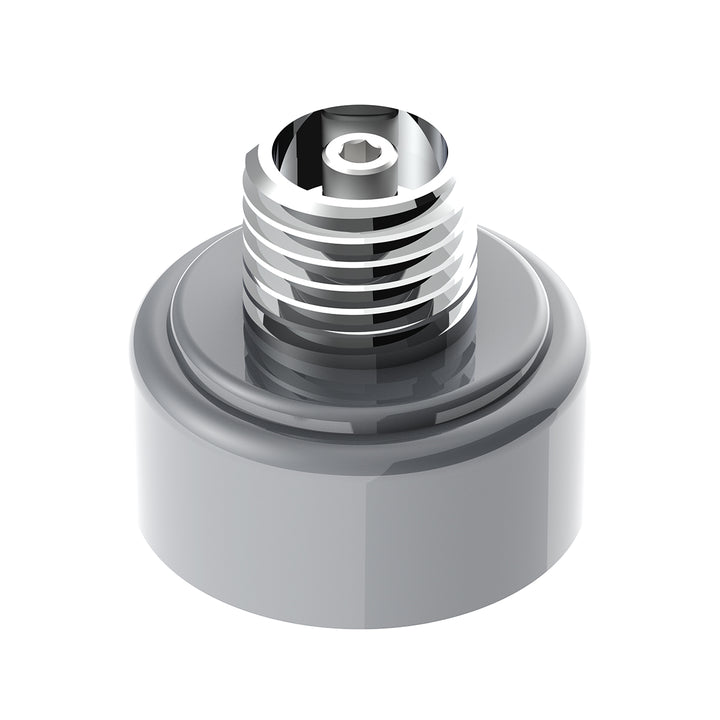 M30 x 3.5 Thread-On Shift Knob Mounting Adapter For Eaton Fuller Style 9/10 Shifter - Liquid Silver