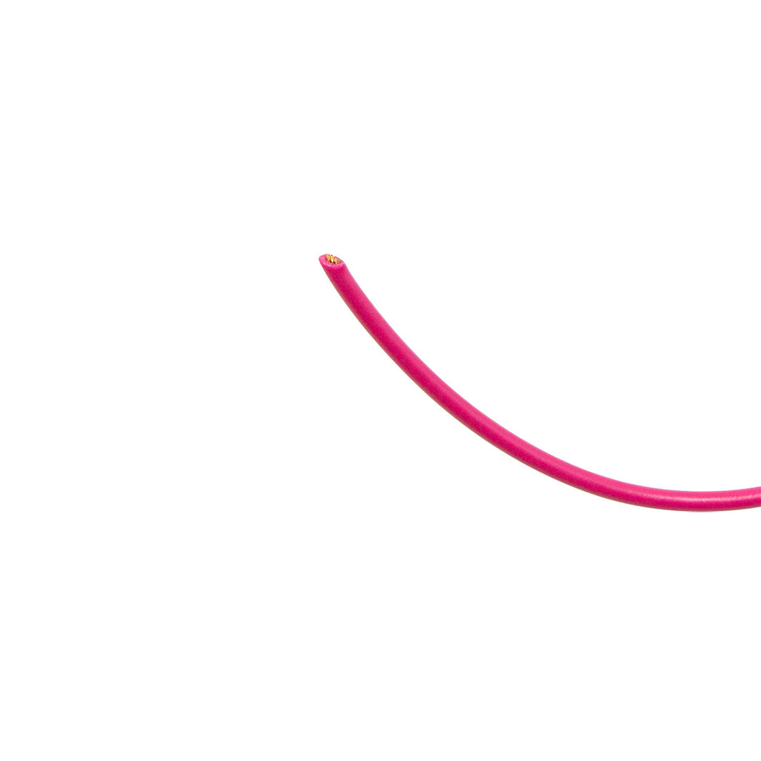 Primary Wire - Rated 105°C 16 AWG, Pink 20 Ft.