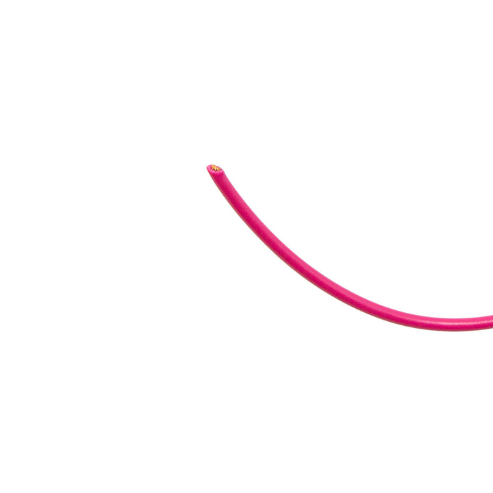 Primary Wire - Rated 105°C 16 AWG, Pink 20 Ft.