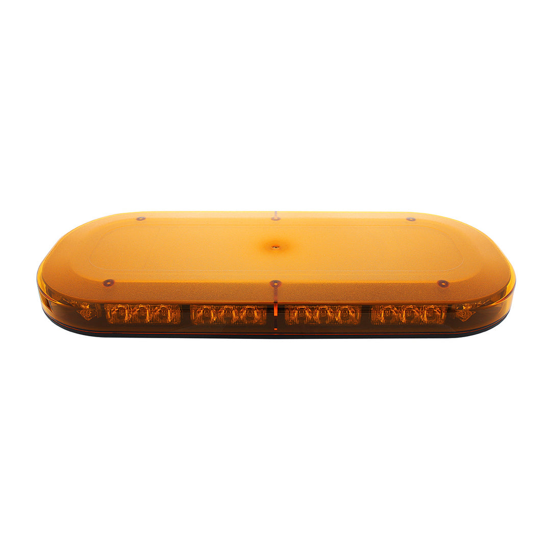 42 High Power LED Micro Warning Light Bar With Amber Lens - Permanent Mount
