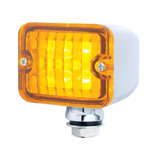 6 LED Medium Rod Light - Amber LED/Amber Lens