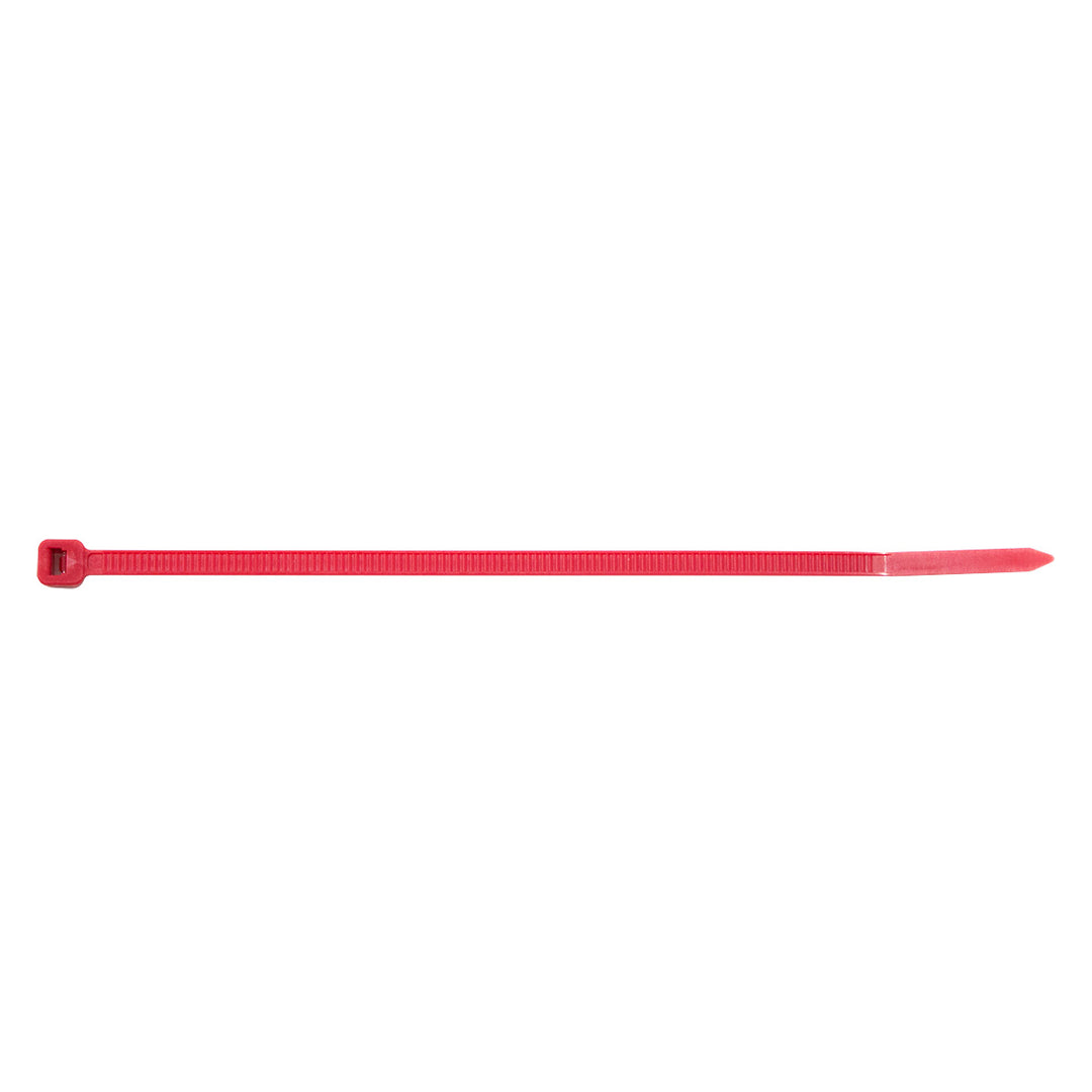 5.5" Red Nylon Cable Zip Ties 40 Lbs (25-Pack)