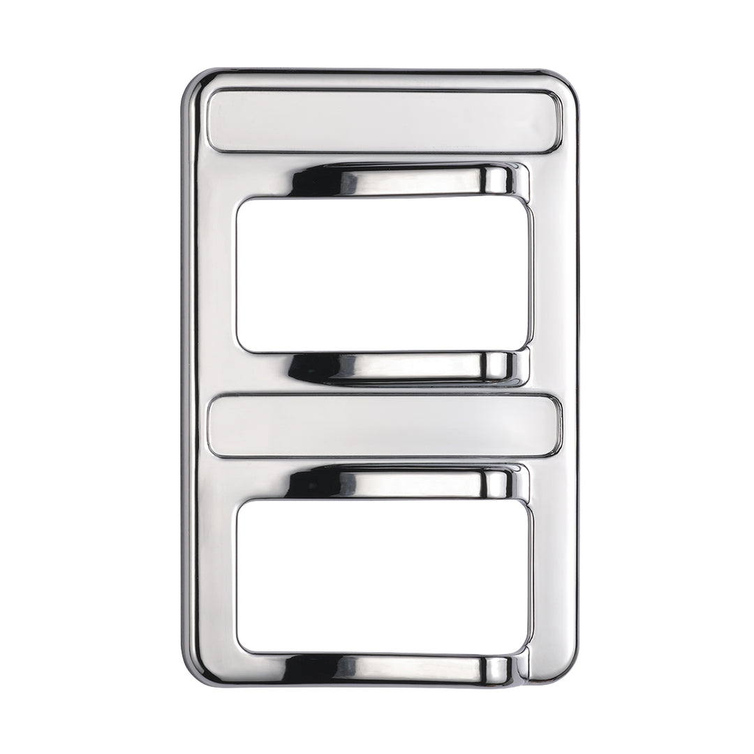 Chrome Rocker Switch Cover For Peterbilt 579 (2012-2019) &amp; 567 (2014-2019) - 2 Switches