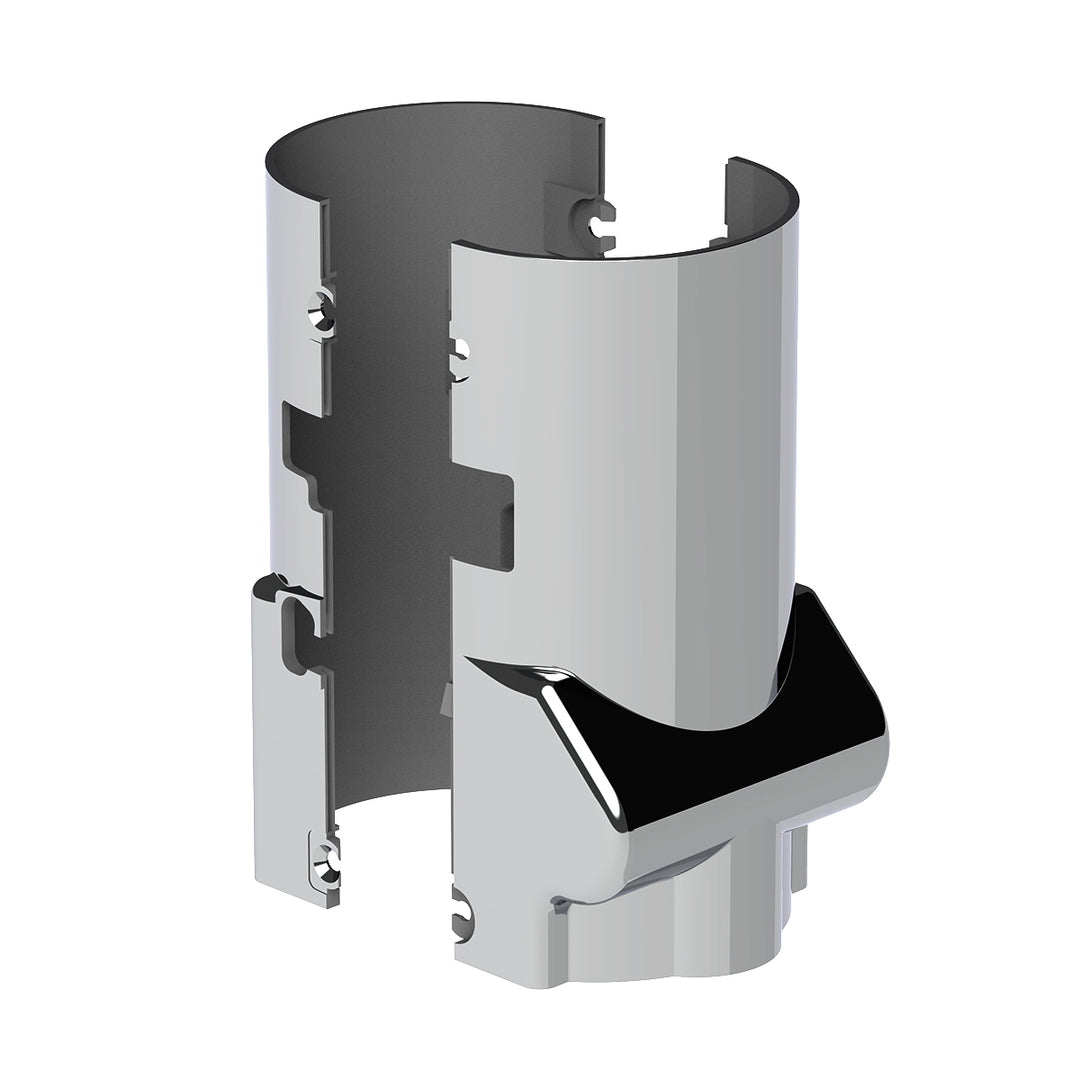 Chrome Middle Steering Column Cover For Kenworth W900/T800 (1986-2002) &amp; Peterbilt 379/378 (1994-1997)