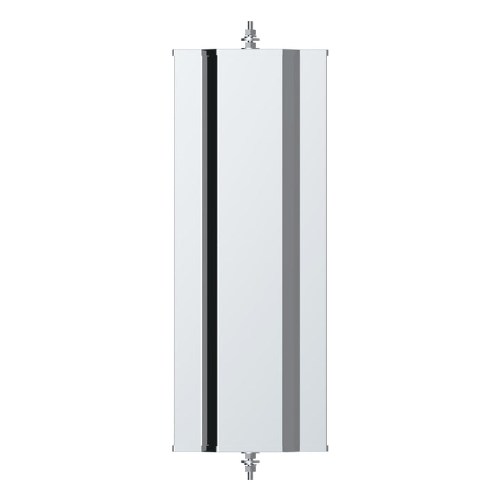 6" x 16" 430 Stainless Steel West Coast Mirror With Convex Lower Mirror - Non Heated