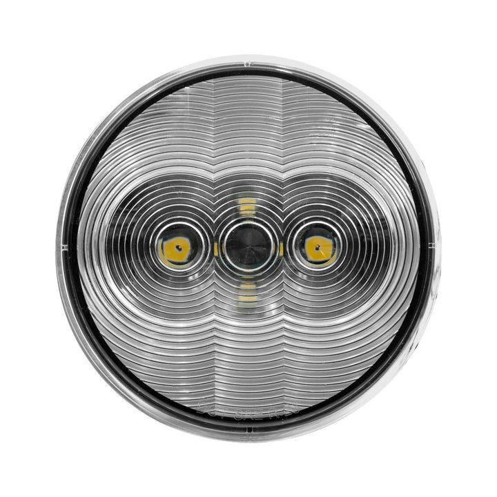 6 LED 4" Round Light (Back-Up) - White LED/Clear Lens