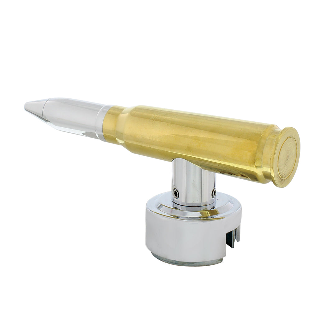 50 Caliber Bullet T - Handle Gearshift Knob With 13/15/18 Speed Adapter