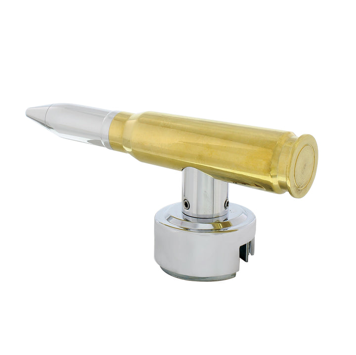 50 Caliber Bullet T - Handle Gearshift Knob With 13/15/18 Speed Adapter