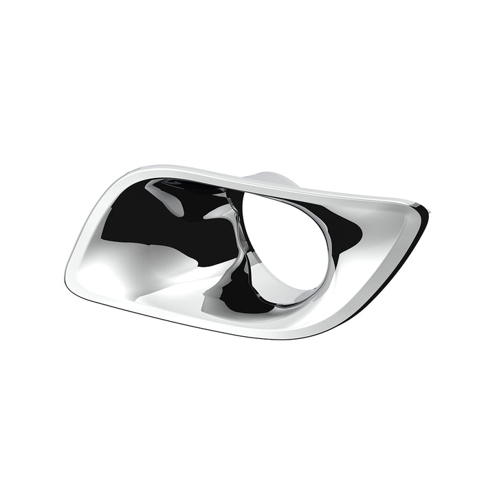Chrome Plastic Fog Light Bezel For 2013-2021 Kenworth T680 - Driver